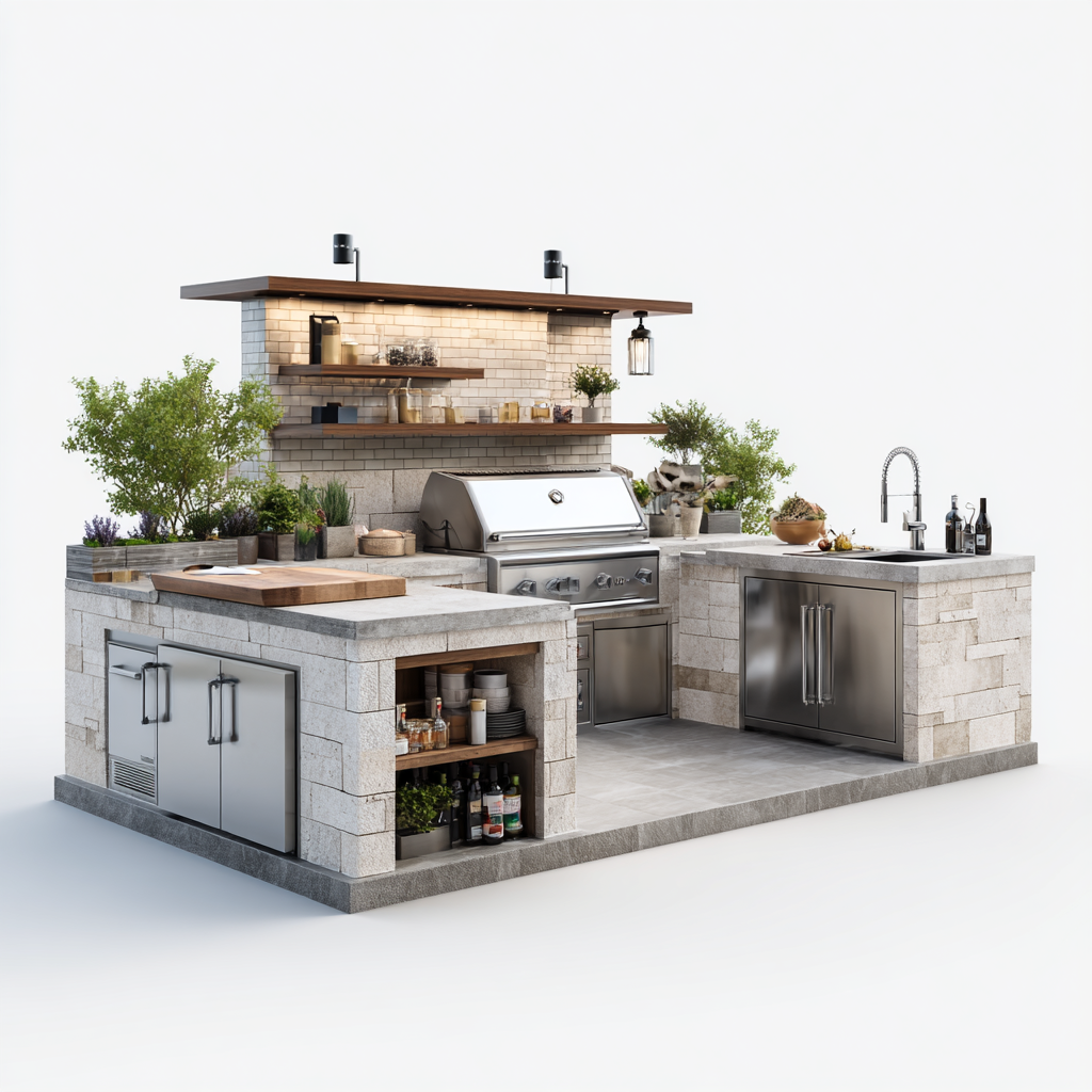 Outdoor Kitchen Islands