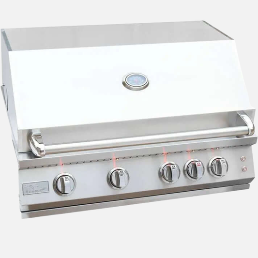 Kokomo Laser Cut Grate 32In Professional Built in Gas Grill 4 Burner