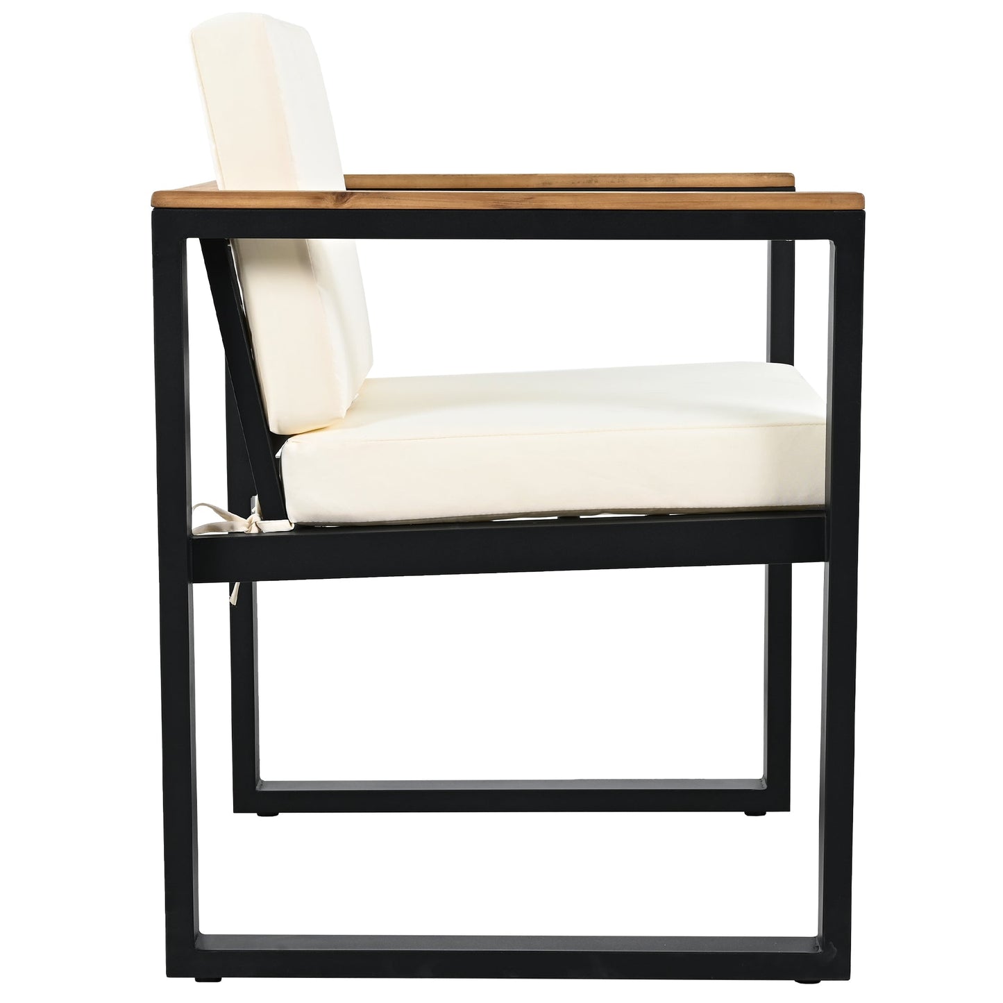 7 Pieces Outdoor Dining Set Patio Dining Table and Chair Set
