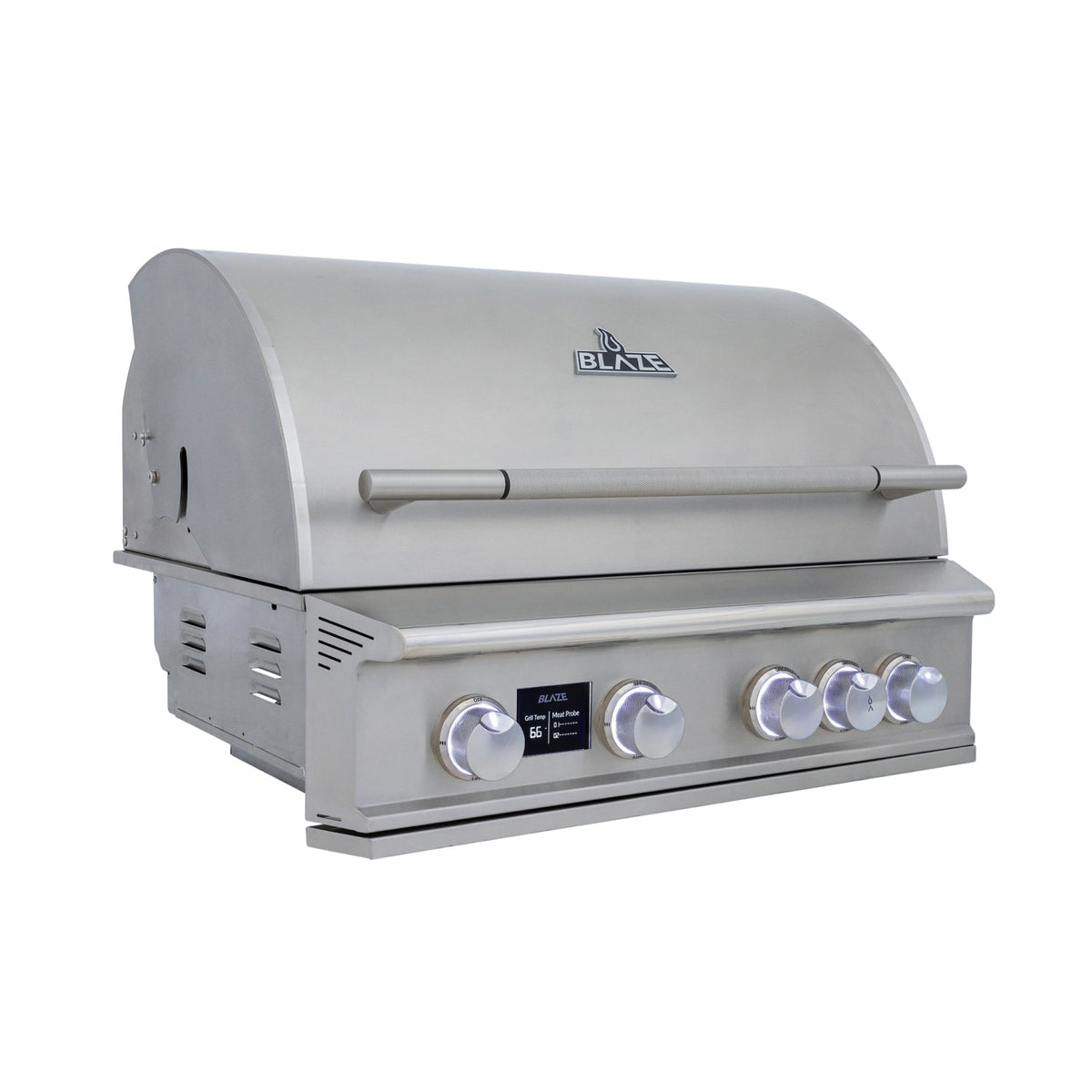 Blaze LTE PRO 32-Inch 4-Burner Built-In Grill with Digital Temperature Screen & Rotisserie