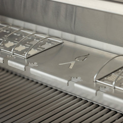 Blaze LTE PRO 32-Inch 4-Burner Built-In Grill with Digital Temperature Screen & Rotisserie