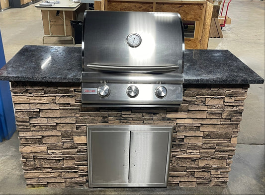 5' WPPO Outdoor Kitchen with Blaze Grill.