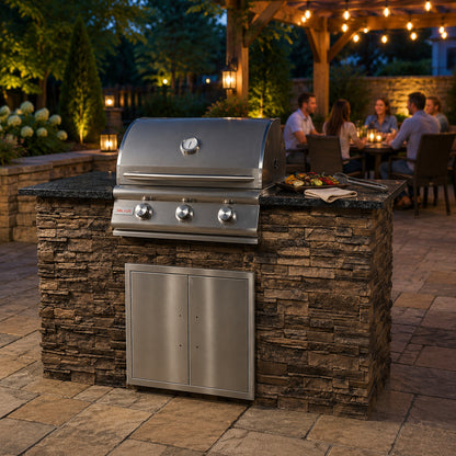 5' WPPO Outdoor Kitchen with Blaze Grill.