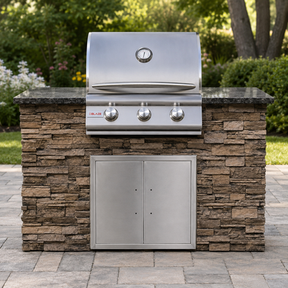 5' WPPO Outdoor Kitchen with Blaze Grill.