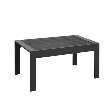 5-Piece Modern Aluminum Patio Conversation Set