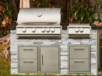 Blaze LTE+ 32-Inch 4-Burner Built-In Gas Grill with Lift-Assist Hood & Rear Infrared Burner