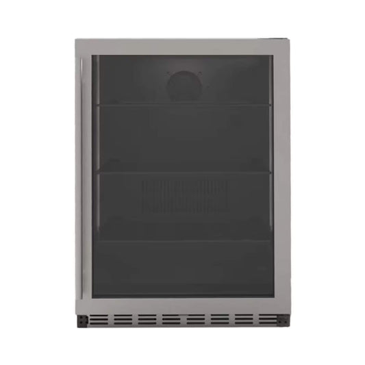 Summerset 24-Inch Outdoor Rated Refrigerator With Glass Door